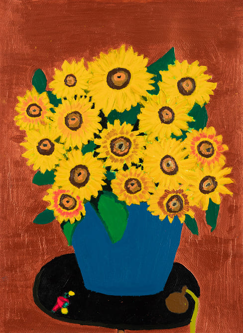김지호 작가 / 해바라기 화병